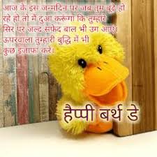 Best Hilarious Birthday Quotes in Hindi